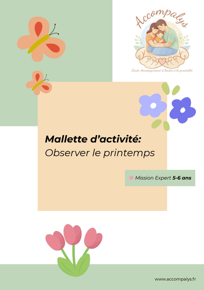 Observer le printemps 5 - 6 ans