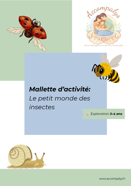 Le petit monde des insecte 3 - 4 ans 