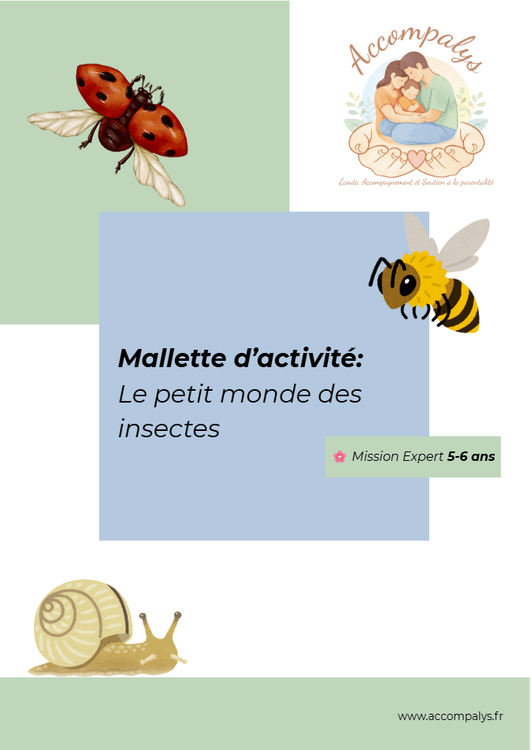 Le petit monde des insectes 5 - 6 ans
